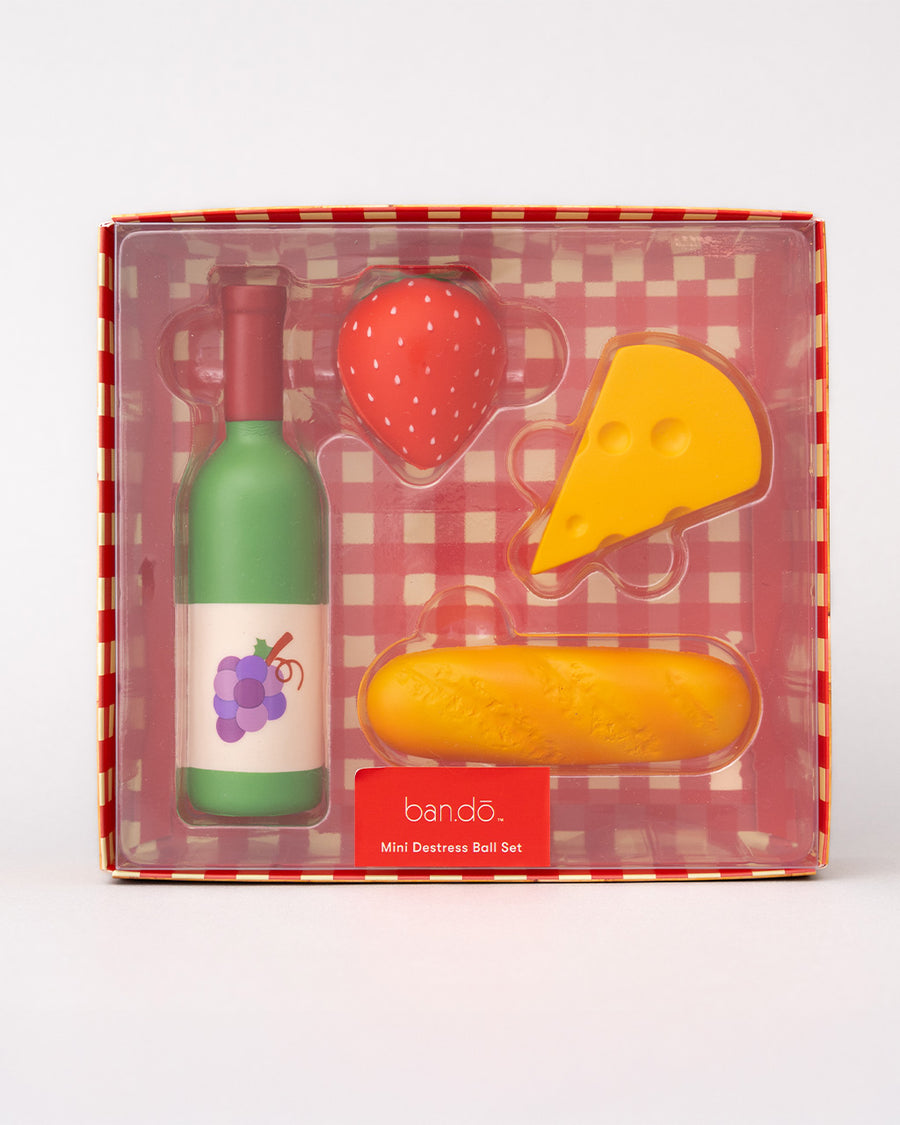Mini De-Stress Ball Set - Picnic