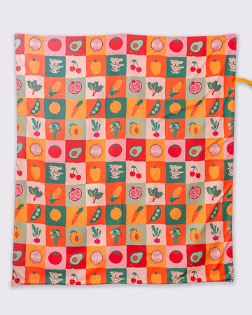 reversible colorful product printed picnic blanket