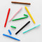 scattered colorful dual end pens with fun sayings on them