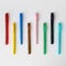 staggered colorful dual end pens with fun sayings on them