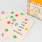 inquiry card deck that comes with 48 illustrated cards in a box, each card with a fun thought or encouragement to consider with cards scattered beside it