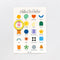 mood tracker with colorful frames