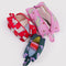 set of three 3D zip set: small butterflies, medium bunnies and large lamb with items inside