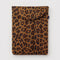 leopard print 13 in. puffy laptop sleeve