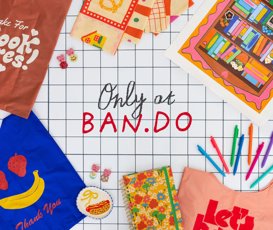 Exclusive ban.do gifts available only at bando.com