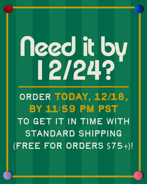 need it by 2/24? order by today, 12/18 at 11:59 PM PST to get it in time with standard shipping (FREE FOR ORDERS $75)!