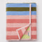 horizontal multi stripe bath towel