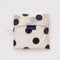 cream big baggu with black polka dots in a matching pouch