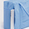 laptop in sleeve of sky blue cloud carry on bag
