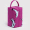fuchsia dopp kit with dolphin print