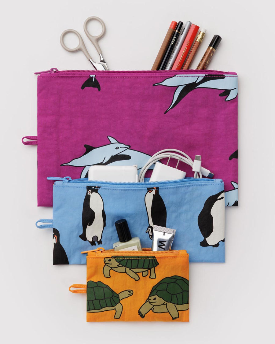 Flat Pouch Set - Vacation Animals – ban.do