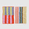 flattened set of two multi-stripe hand towels
