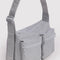 side view of grey medium cargo crossbody