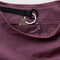 black key leash of wild plum medium crescent bag