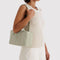model carrying celadon (sage) nylon bowler bag