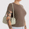 model carrying celadon (sage) nylon loaf bag