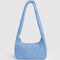 light blue meringue bag with thick twist strap
