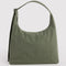 olive green nylon shoulder bag