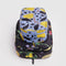 set of 2 packing cubes: small periwinkle with golden pears and medium black winter gourd