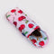 pastel glasses sleeve with cherry print with sunglasses inside