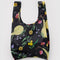 black standard baggu with winter gourd and floral print