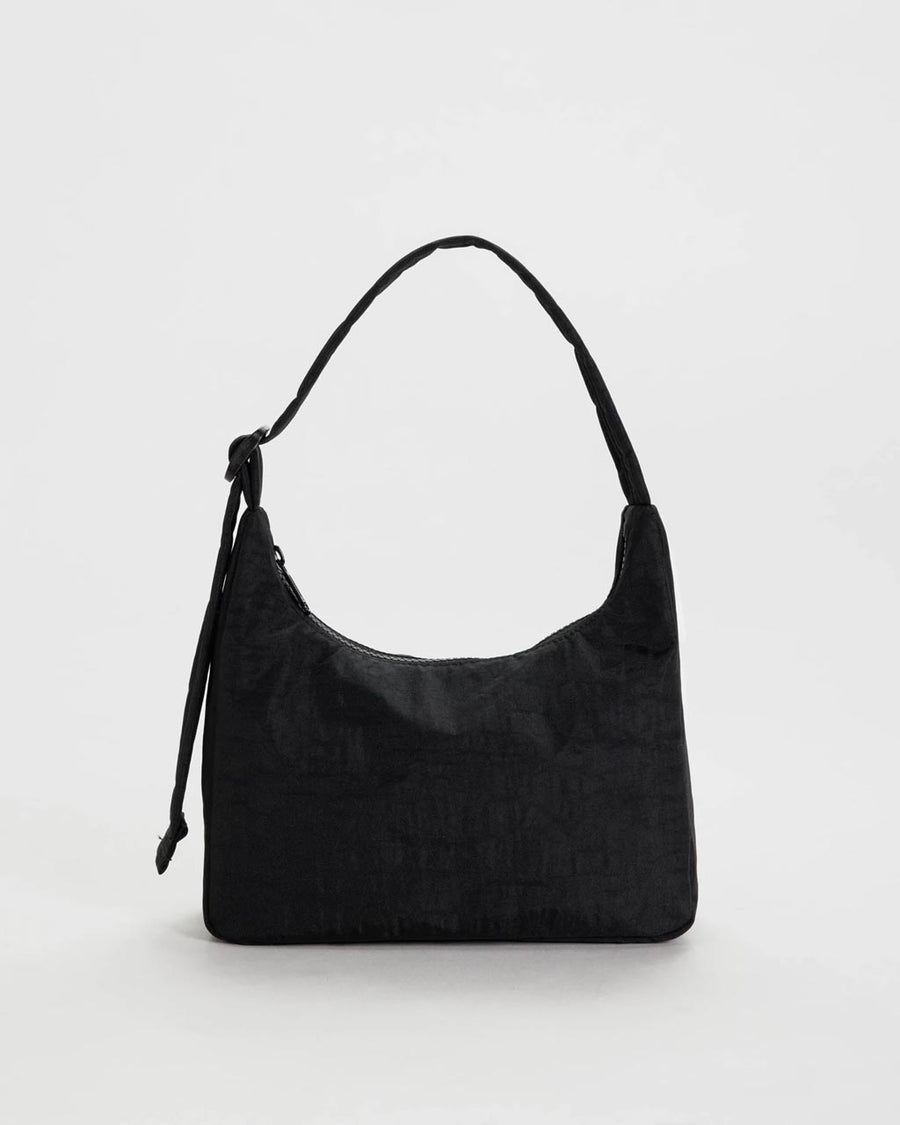 Mini Nylon Shoulder Bag - Black – ban.do