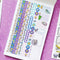 colorful border stickers