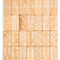 white dot side of wooden dominoes