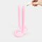model lighting light pink twist candle