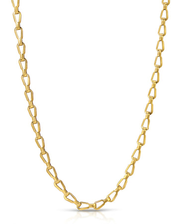 gold chain link necklace