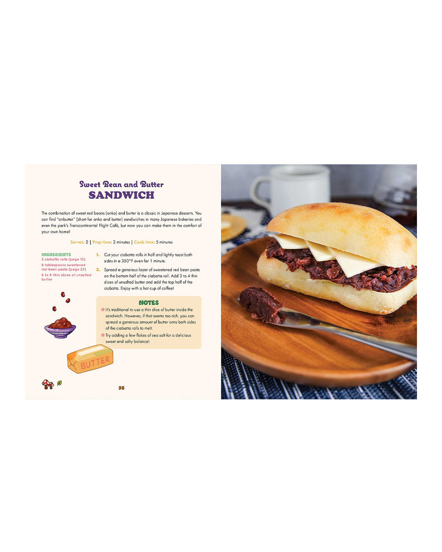 sweet bean and butter sandwich pages