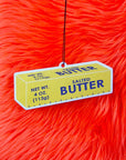 vanilla scented salted stick of butter air freshener with black elastic
