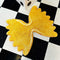 farfalle pasta shaped rug