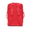 back of red mini travel bag