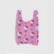 pink baby baggu with hello kitty and yellow tulip print