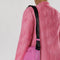 model wearing hot pink baggu camera crossbody
