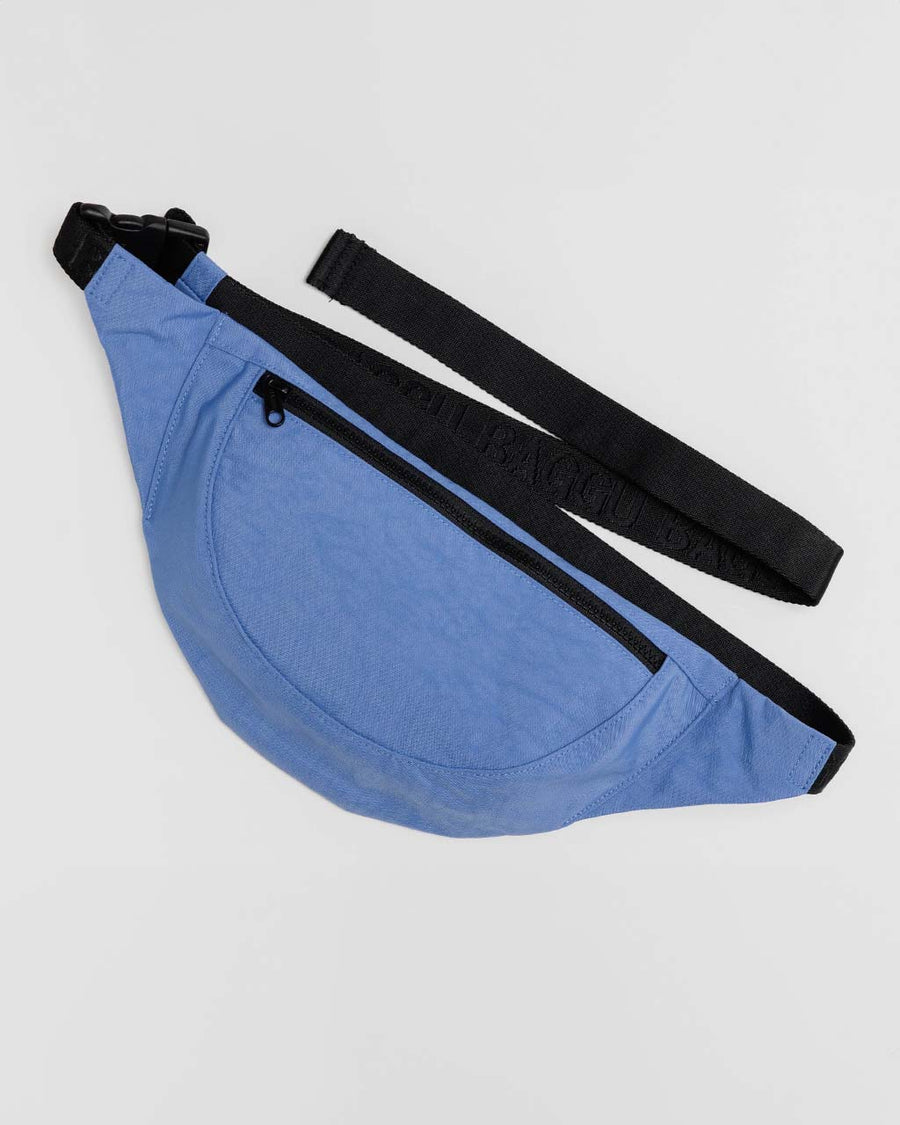 pansy blue baggu crescent fanny pack
