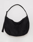 black large nylon crescent bag
