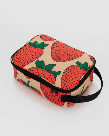 strawberry print lunch box