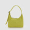 lime green mini nylon shoulder bag