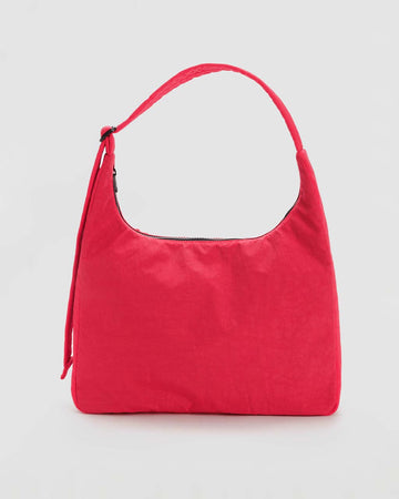 candy apple red  nylon shoulder bag