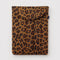 leopard print 13 in. puffy laptop sleeve