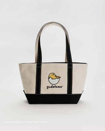 small heavyweight tote with gudetama graphic