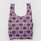 purple standard baggu with all over western chococat print