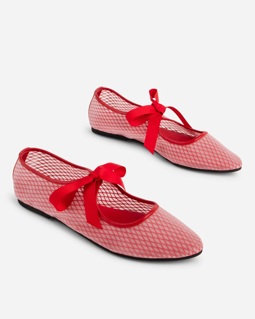 Valley Mesh Ballet Flat Cherry ban.do