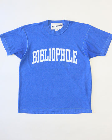 vintage bibliophile royal tee