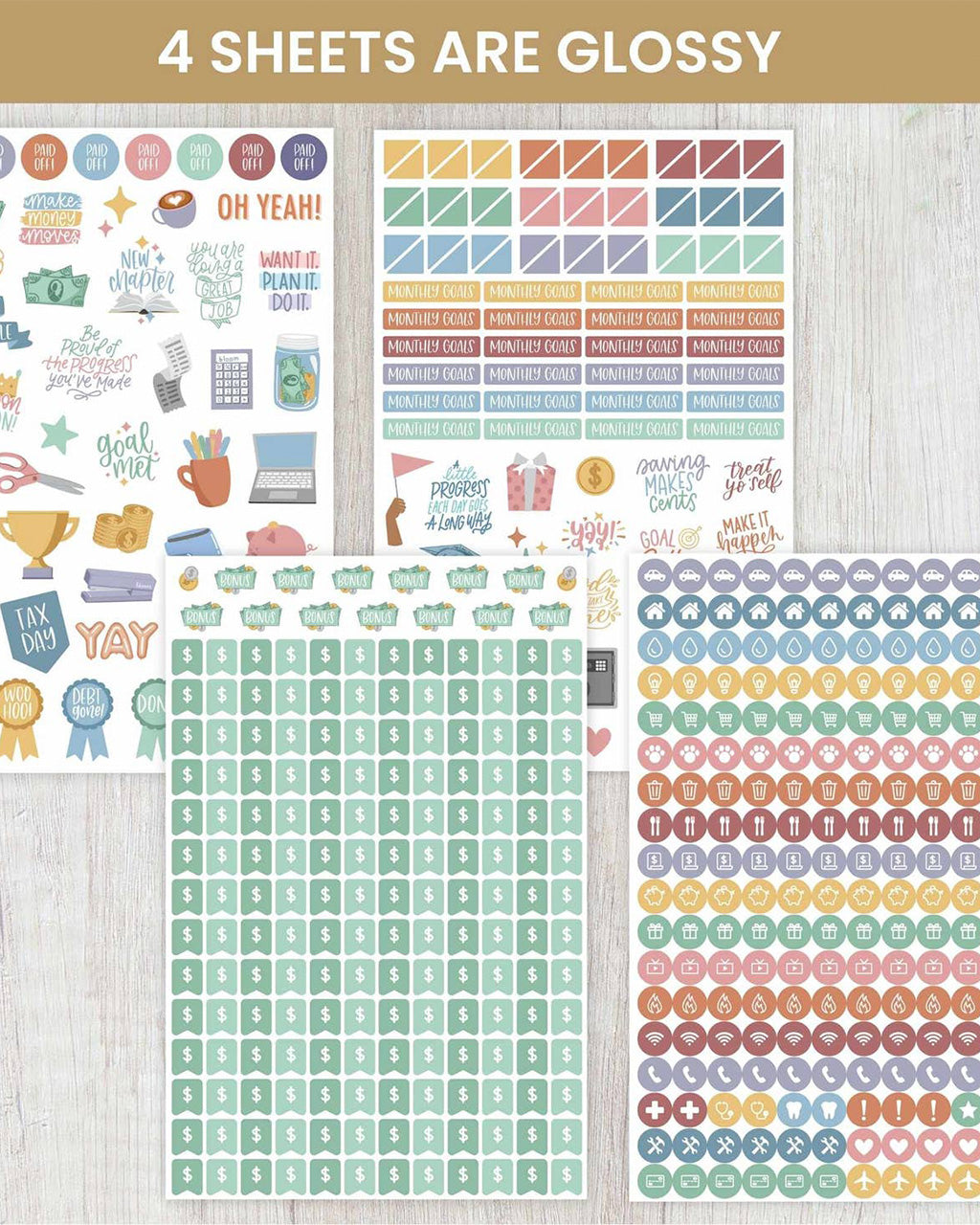 Budgeting Planner Stickers ban.do
