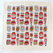 colorful canned tomatoes tea towel