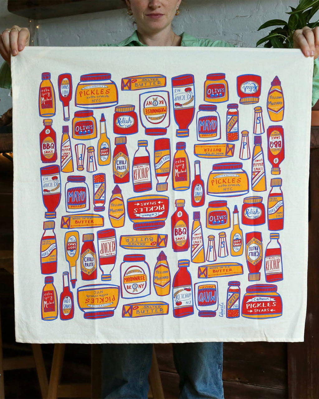 Condiments Tea Towel