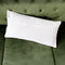 back view of salted butter rectangular throw pillow
